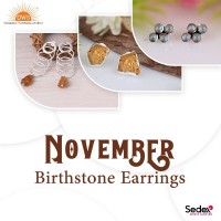 Wholesale November Birthstone Earrings in Jaipur